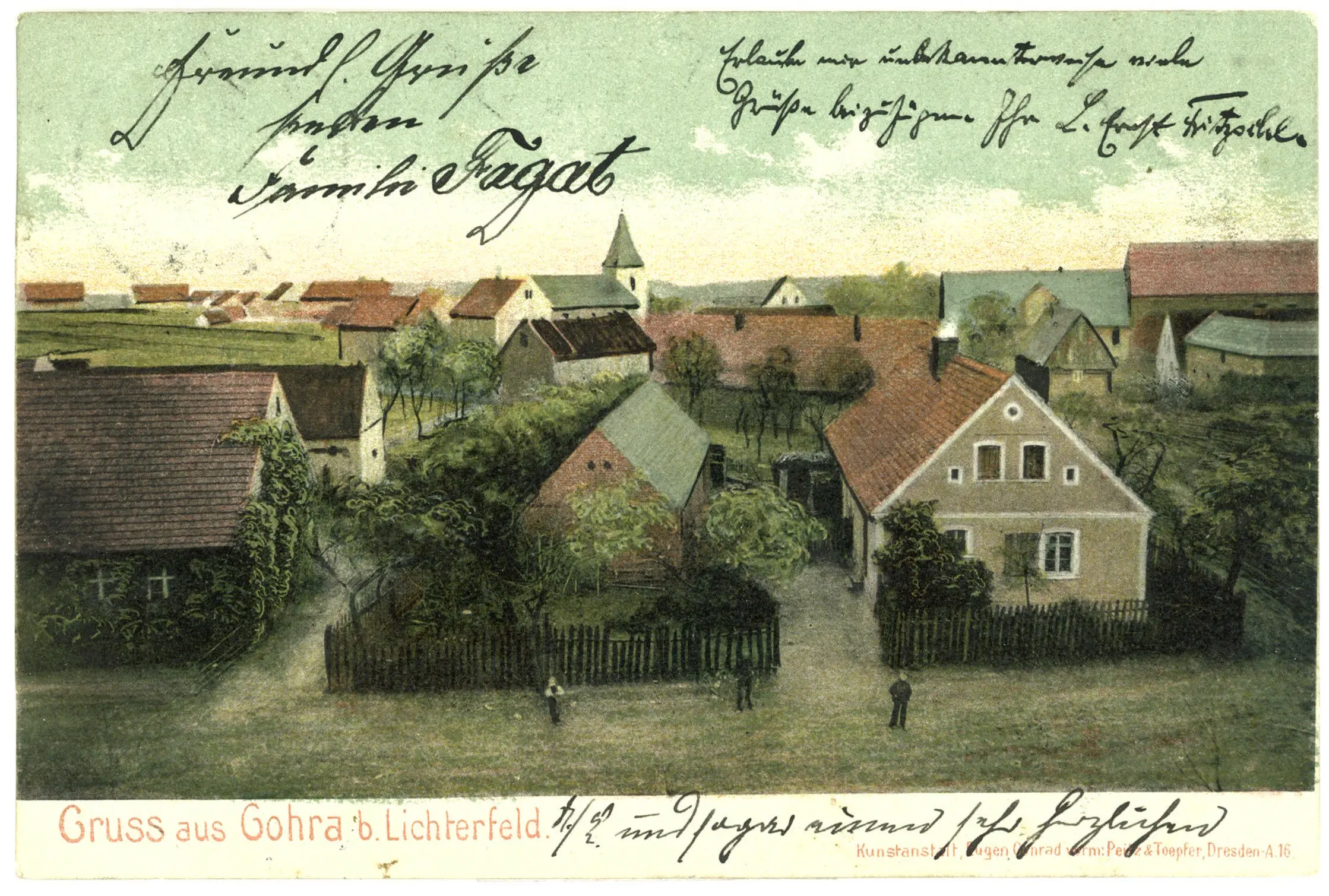 Dem Erdboden gleich project image Postkarte